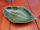 Da7073 Creative New Stoneware Leaf Shaped Bowl Dish Green Serving