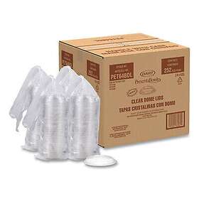 Dccpet64bdl Dart Pet64bdl Presentabowls Lids Clear Fits 24-64 Oz Bowls 7.3 Inch Diameter X