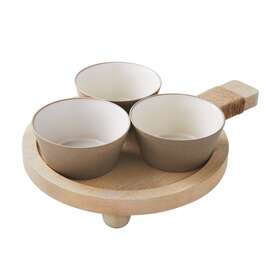 Bh4236218231015 Dave & Jenny Marrs For Better Homes Gardens Whitewash Mango Wood Condiment Board Set By And