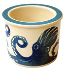 Dennis East 2 Piece Octopus Design Stoneware Dip Chiller 3.5 Inches Tall 4.5 Inch Dia 616204593158