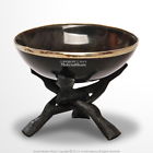 Dh10 Medieval Gears Decor Brass Rim Bowl Cow Horn Bos Taurus