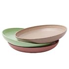 Dn020300 Itavah Lightweight Degradable Wheat Straw Plates Pack Unbreakable Non To