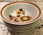 Ls1001 Doulton Fruit 5 Forest Lot Berry Bowls Stoneware Lambeth Small Glen Royal