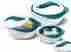 Dt-3240-g Pinnacle Thermoware Thermodish Hot Cold Casserole Serving Bowls Lids Food Keeper Dish Retro Set 3 706177102201