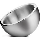 Dwab-l Winco Double-wall Super Chill Insulated Serving Dish Stainless Steel Bowl 2.5 Quarts 671080021829