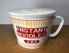 Ectbicyk 464092115560 Ceramic Ramen Bowl With Lid Instant Noodle Large Soup 34 Oz