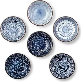 Eisinly 744759357700 Dipping Bowls Soy Sauce Dish Ceramic 3 Oz Small Serving For Side Dishes