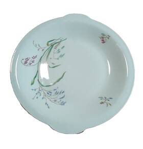 W337 Eschenbach Porcelain Vegetable Serving Plate With Handles Bavaria Germany