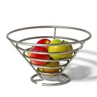 46970cat Euro Chrome Fruit Bowl Diversified Spectrum