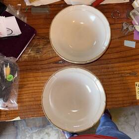 Sm-7527 Family Table Set Of 4 Vintage Stonewear Soup / Cereal Bowls - 6.5 Inch -sm-7527 -nos