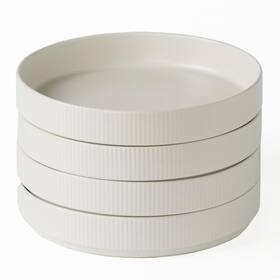 Famiware 755478652892 Star 7.5 Inch Pasta Bowls Set Salad Bowl Of 4 Double Reactive Glaze Stacka
