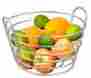 Fb00851 Home Basics Fruit Bowl Basket Serving Decorative Storage Space Tabletop Countertop Dining 886466008510