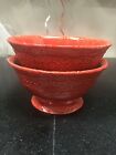 Fin3332r Arte Italica Finessa Rosso Cereal Bowl Set Of Two New