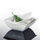 Flora-3sb Malacasa Porcelain Square Soup Bowls China Ceramic Dinner 0720562393746
