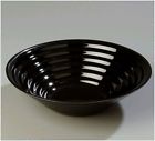 862203 Foodservice " 12 Bowl Carlisle Glossy Acrylic Black Spiral 3qt