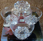 Wx003 Footed Studio Bowls Citadel Nib 4 Set Traditional Nova 418 Dessert Japan