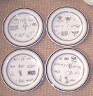 Four Williams Sonoma Rebus Dishes Made In England Euc