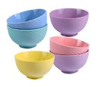 Francois Et Mimi Ice Cream Bowl Pastel Colors Stoneware Ceramic Set Of 6 733281438223