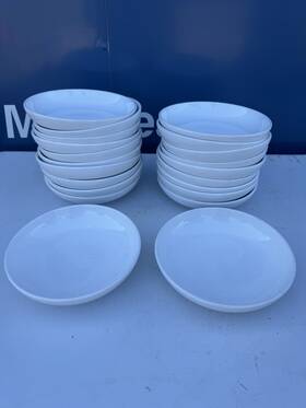 Dbo080whp23 Front Of The House Set 21 Foh 9 Inch Round Harmony Bowls White Porcelain