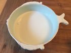 Fsf-2624 Vietri Lastra Fish Aqua Medium Serving Bowl