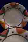 Fu051 Furio Vibrant Italy 7-3 4 Salad Plates Set Of Made In