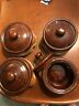 Fw-ob-4 Unbranded French Onion Crocks With Wicker Cooling Plates Hand Glazed