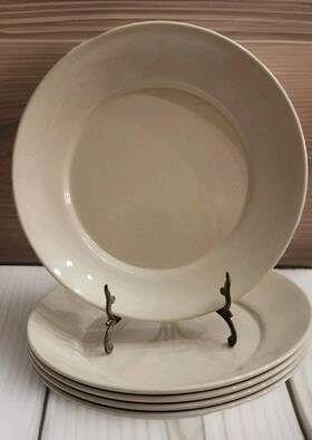 26107 G.e.t. Enterprises 16107 5 Melamine Soup Salad Pasta Flat Bowl 10.5 Inch Tan Bam Heavy Duty