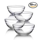 G99102 Glokers Glass Bowls Set Clear Dessert Serving Salad 762435099102