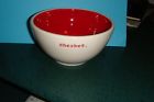 Gelato Cream Barn Ice Bowl Sorbet Pottery Red Sherbet Scoop Handpainted Color