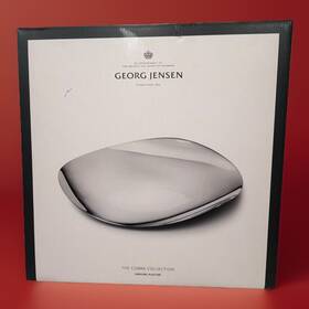 Georg Jensen G10042 Rare Cobra Collection Stainless Steel Serving Platter 12.6 In
