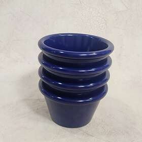 0394 Gessner 4 Cobalt Ramikins Dishes For Sauce Butter Dips Products Usa #0394