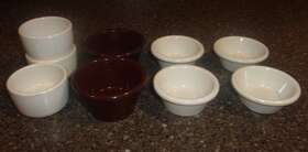 0397 Gessner 9 Restaurant-quality Melamine Sauce Dip Dishes 7 Gessner-brand 2 G.e.t Bowls