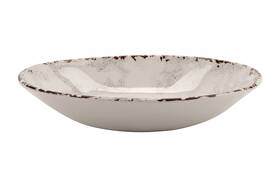 B-42-fm-ec Get Melamine Irregular Shaped Pasta Bowl 1.3 Quart French Mill Set