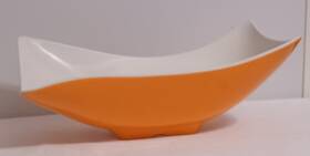 Ml-219 Get Flare Serving Bowl Sunset Orange Mcm Melamine Microwave Safe 1.9 Quart
