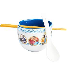 96487 Get Trend One Piece Ramen Bowl 3 Pc Set With Bamboo Chopsticks Spoon For Kids Teens Ad