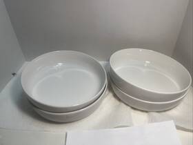 122921.02 Gibson Home 4 Extra Wide 8.5 Inch Stoneware Dinner And Serving Bowls 1828