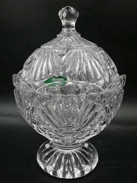 Godinger 028199029039 Shannon Crystal Freedom Covered Candy Bowl Dish By Godinger 028199029039 Shannon Crystal Freedom Covered Candy Bowl Dish By