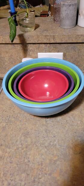 Good Cook 076753101882 Ghp 4 Piece Nesting Melamine Bowl Set Preowned