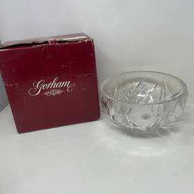 Gorham C270 Star Blossom Crystal Bowl 8 Inch Full Lead Glass Germany