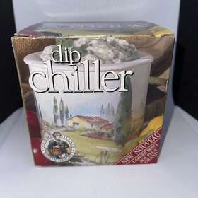 Gourmet Village 772291003014 Dip Chiller Morin Heights Tuscan Edition Porcelain With Box