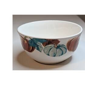 Greenbrier 195464200520 Fall Autumn Soup Cereal Bowl Thanksgiving Pumpkins 6 Inch X 3 1/8 Replacement