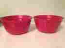 H023 Soup Chili Cereal Bowl Rachael Ray Rachel Double Ridge Red Bowls Microwave Dishwasher Safe