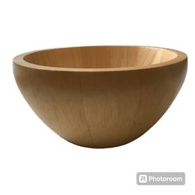 1805369 Handmade Pier 1 Wooden Bowl 6.75w X 3.25h Item# Made In Thailand