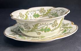 H1102 Haviland & Co. Antique &co Limoges 3.62 Inch Ramekin And Saucer Rare