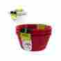 Hb033 Bulk Buys Plastic Dipping Sauce Cups 3 Per Pack Red And White Wholesale Lot Of 24 New 731015171590