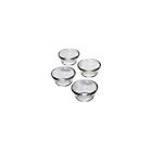 81672l11 Hocking 6 Glass Cup Custard 4-piece Set Oz Anchor