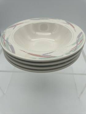 Hlc3150 Homer Laughlin Eec-1 4 Best China Pastel Retro Cs3 Bowls