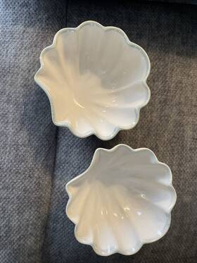 Homestudio 400885818989 Shoreline Collection Shell Shaped Dish / Bowl 6 Inches