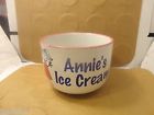 00051897 Ice Design Annie 1 Used 2 Cream Tall 3 Clay " Bowl Euc