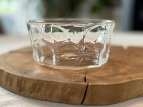 105.426.29 Ikea X Marimekko Bastua Clear Glass Decorative Bowl 5 Inch